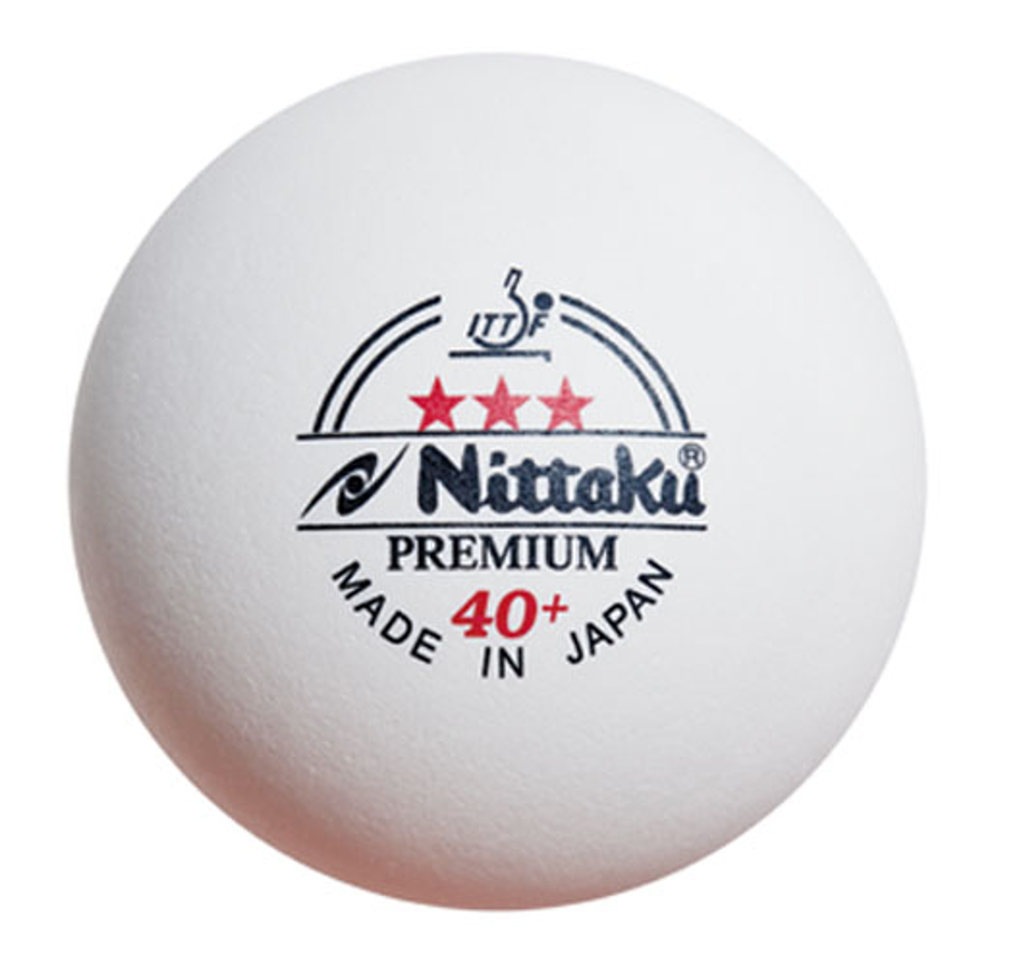 Nittaku 40+ Premium 3* (3) Balls Bulk Price PingPong Depot