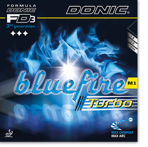 DONIC Bluefire M1 Turbo Rubber Ping Pong Depot Table Tennis Equipment