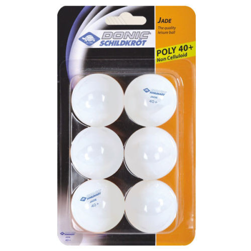 DONIC Schildkröt Jade Plastic Balls 40+ pack of 6 Ping Pong Depot Table Tennis Equipment