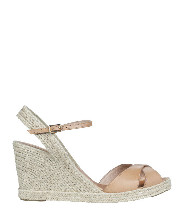 By Bianca Cortino Wedge Beige
