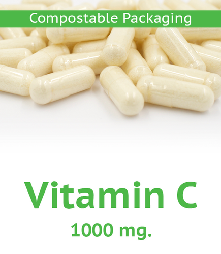 C 1,000 mg Capsule - 100 Count Compostable Bag