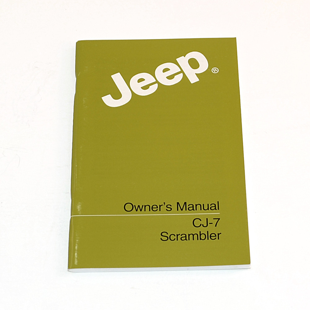 '84-'85 CJ Factory Owners Manual · ' ...