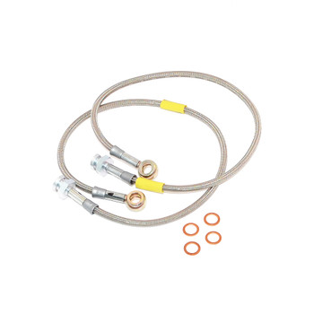 '82-'86 CJ Stainless Steel Front Brake Hoses (4" Lift) '82-'86 CJ Stainless Steel Front Brake Hoses (4" Lift)