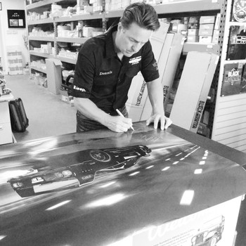Autographed Ferrari F40 Poster Autographed Ferrari F40 Poster