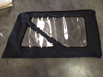 '07-'18 Jeep Wrangler JK 2-Door Rear Left & Right Side Window Black/Clear '07-'18 Jeep Wrangler JK 2-Door Rear Left & Right Side Window Black/Clear