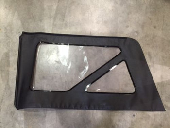 '07-'18 Jeep Wrangler JK 2-Door Rear Driver Side Window Black/Clear '07-'18 Jeep Wrangler JK 2-Door Rear Driver Side Window Black/Clear