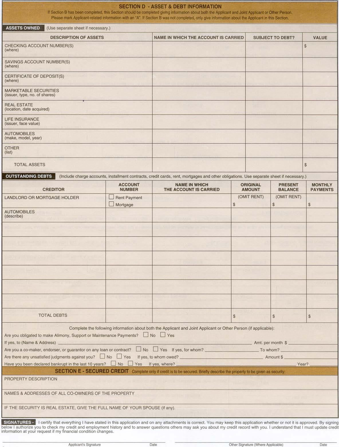 Page 1 Finance Application