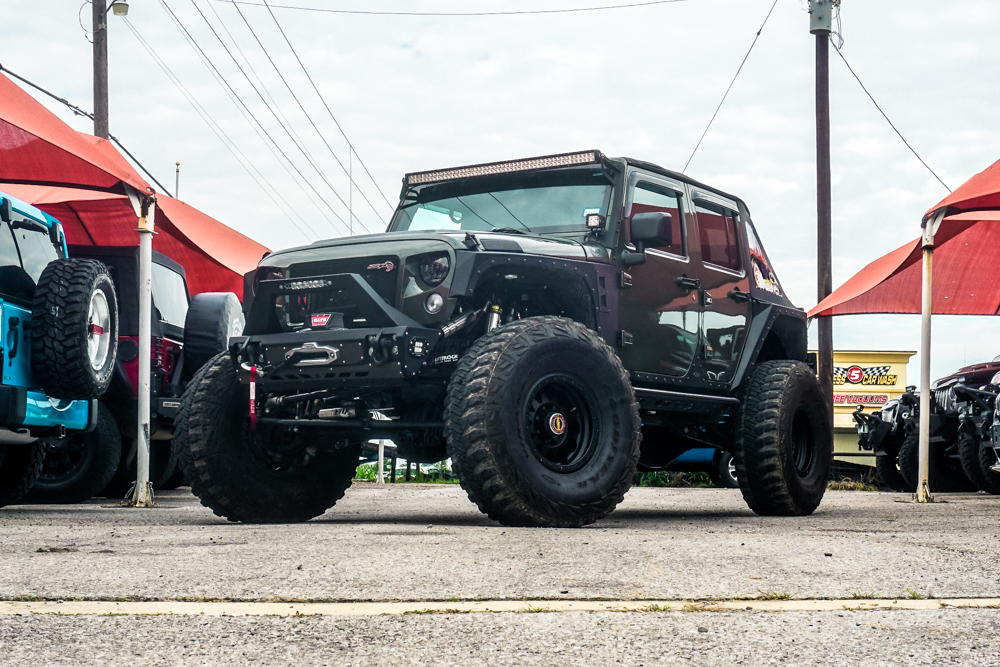 Custom built Hellcat-powered Jeep JK