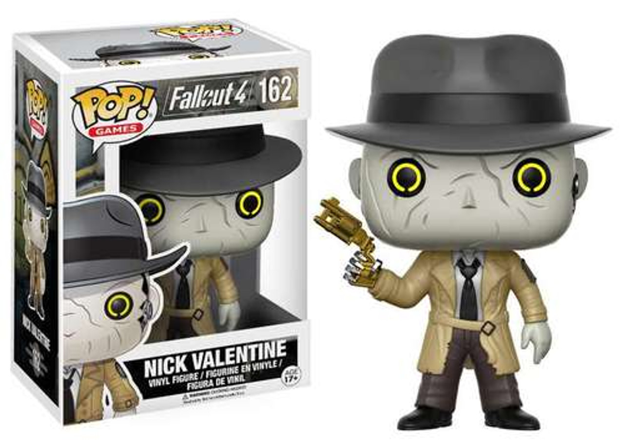 Funko POP! Games Fallout 4 Nick Valentine Vinyl Figure #162 - Big Apple ...