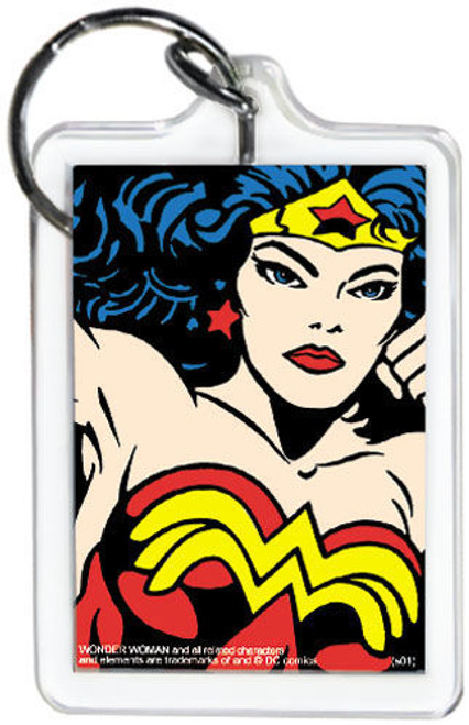 DC Comics Wonder Woman Close-Up 3" x 2" Officially Licensed Lucite Double Sided DC Comics Wonder Woman Close-Up 3" x 2" Officially Licensed Lucite Double Sided