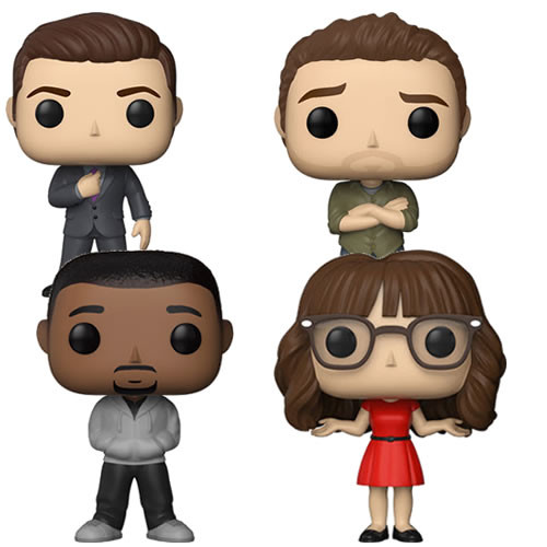 New Girl Funko POP! TV Complete Set of 4 Vinyl Figure New Girl Funko POP! TV Complete Set of 4 Vinyl Figure