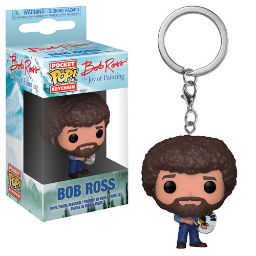 Joy of Painting Funko Pocket POP! TV Bob Ross Keychain Joy of Painting Funko Pocket POP! TV Bob Ross Keychain