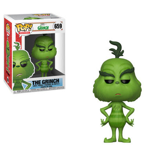 Pop! Movies: The Grinch - The Grinch hates Christmas! The whole Christmas season! Now, please don’t ask why. No one quite knows the reason. Fortunately, this grumpy Grinch Pop! might have some explanations for his loathing of Christmas. The young Grinch Pop! might have some answers and Cindy-Lou Who and the loyal Max will do their best to keep the Christmas spirit alive. If you do bring the Grinch home, place him a safe distance from any holiday paraphernalia that he might be inclined to steal, destroy or eat.
The Grinch Movie The Grinch Pop! Vinyl Figure measures approximately 3 3/4-inches tall. Comes packaged in a window display box.
Pop! Movies: The Grinch - The Grinch hates Christmas! The whole Christmas season! Now, please don’t ask why. No one quite knows the reason. Fortunately, this grumpy Grinch Pop! might have some explanations for his loathing of Christmas. The young Grinch Pop! might have some answers and Cindy-Lou Who and the loyal Max will do their best to keep the Christmas spirit alive. If you do bring the Grinch home, place him a safe distance from any holiday paraphernalia that he might be inclined to steal, destroy or eat.
The Grinch Movie The Grinch Pop! Vinyl Figure measures approximately 3 3/4-inches tall. Comes packaged in a window display box.