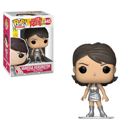 The International Man of Mystery is back and ready to exponentially increase your collection’s groovy factor. Pop! Austin Powers looks devilishly handsome in his blue suit while secret agent Vanessa Kensington is deadly, gorgeous and ready to help Austin Powers face. Dr. Evil who of course is accompanied by Mr. Bigglesworth his cat.
This Austin Powers Vanessa Kensington Funko Pop! Vinyl Figure #645 measures approximately 3 3/4-inches tall. Comes packaged in a window display box. The International Man of Mystery is back and ready to exponentially increase your collection’s groovy factor. Pop! Austin Powers looks devilishly handsome in his blue suit while secret agent Vanessa Kensington is deadly, gorgeous and ready to help Austin Powers face. Dr. Evil who of course is accompanied by Mr. Bigglesworth his cat.
This Austin Powers Vanessa Kensington Funko Pop! Vinyl Figure #645 measures approximately 3 3/4-inches tall. Comes packaged in a window display box.