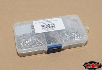 Scaler & Crawler Screws & Support Bag SILVER M3 Washer Nuts Screws Bolts Z-S0445 Scaler & Crawler Screws & Support Bag SILVER M3 Washer Nuts Screws Bolts Z-S0445