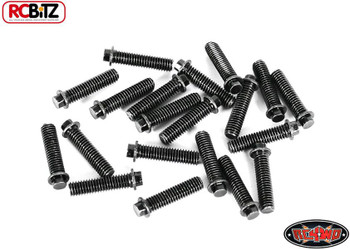 RC4WD Miniature Scale Hex Bolts 20 (M3 x 12mm) BLACK Z-S0690 Bolt Scaler Detail RC4WD Miniature Scale Hex Bolts 20 (M3 x 12mm) BLACK Z-S0690 Bolt Scaler Detail
