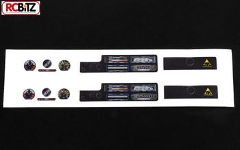 Mojave II Dash Decal Sheet Trail Finder 2 TF2 Dashboard Instruments Z-B0111 RC Mojave II Dash Decal Sheet Trail Finder 2 TF2 Dashboard Instruments Z-B0111 RC