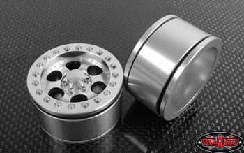Raceline Revolver 1.55 Beadlock Wheels RC4WD Z-W0199 Scale hubs included SILVER Raceline Revolver 1.55 Beadlock Wheels RC4WD Z-W0199 Scale hubs included SILVER