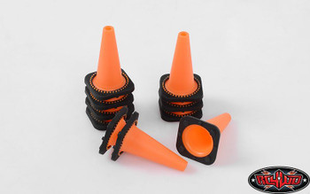 1/10 Scale TOY Traffic Cones Bollards ORANGE Rubber 10 RC4WD Z-S1658 RC Gates 1/10 Scale TOY Traffic Cones Bollards ORANGE Rubber 10 RC4WD Z-S1658 RC Gates
