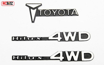 TOY 1/10 Metal Emblem for Tamiya Hilux Trail Finder TF2 RC4WD VVV-C0007 Mojave TOY 1/10 Metal Emblem for Tamiya Hilux Trail Finder TF2 RC4WD VVV-C0007 Mojave
