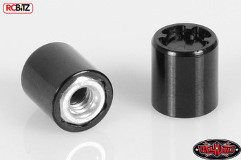 Scale Rear Hubs V2 Pair BLACK metal Replaces wheel nut RC4WD Z-S1266 RC Bitz Scale Rear Hubs V2 Pair BLACK metal Replaces wheel nut RC4WD Z-S1266 RC Bitz