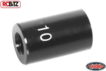 10mm 0.39" M3 Internally Threaded Aluminium Link Rod Spacer BLACK washer 10mm 0.39" M3 Internally Threaded Aluminium Link Rod Spacer BLACK washer