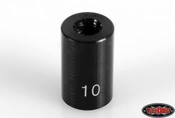 10mm 0.39" M3 Internally Threaded Aluminium Link Rod Spacer BLACK washer 10mm 0.39" M3 Internally Threaded Aluminium Link Rod Spacer BLACK washer