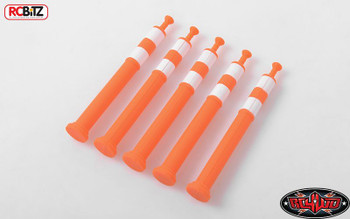 1/12 Tall Highway Road Traffic Cones x5 RC4WD Z-S1619 ORANGE Rubber Semi Truck 1/12 Tall Highway Road Traffic Cones x5 RC4WD Z-S1619 ORANGE Rubber Semi Truck