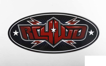 RC4WD Logo Decal Sheets 10" wide Z-L0209 2 Oval Stickers sheet RC 4WD Red Black RC4WD Logo Decal Sheets 10" wide Z-L0209 2 Oval Stickers sheet RC 4WD Red Black
