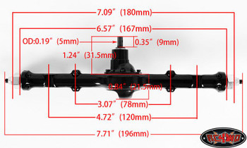 Yota Ultimate Scale Cast Straight Axle REAR TF2 Trail Finder II COMPLETE Z-A0061 Yota Ultimate Scale Cast Straight Axle REAR TF2 Trail Finder II COMPLETE Z-A0061