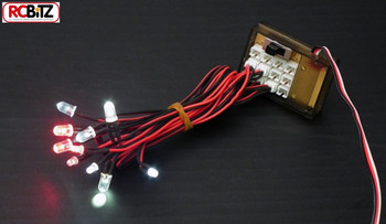 Super Bright Scale Light System 10 LED's RC4WD Great for Scaler Z-E0019 RX Plug Super Bright Scale Light System 10 LED's RC4WD Great for Scaler Z-E0019 RX Plug