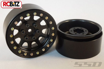 Pair of wheels as supplied showing the scale bolts and Hex mount. Pair of wheels as supplied showing the scale bolts and Hex mount.
