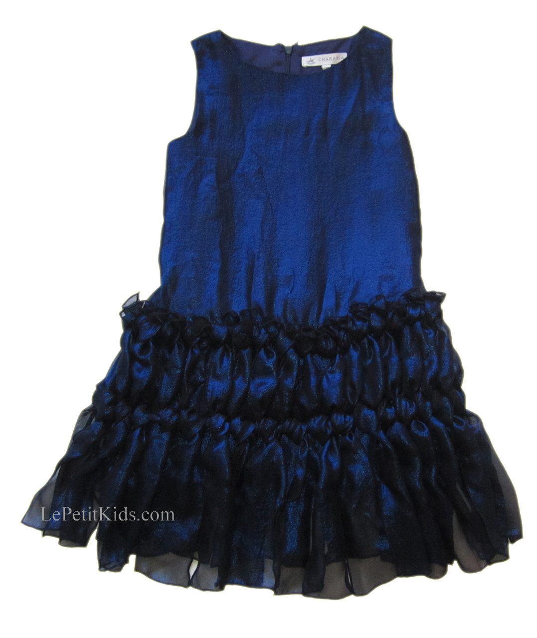 Charabia Blue Dress - Le Petit Kids
