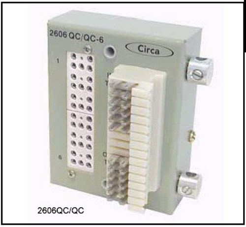6 Pair 66 Termination in - 66 Termination out Building Entrance Protector 6 Pair 66 Termination in - 66 Termination out Building Entrance Protector