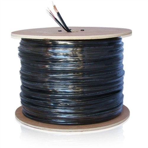 CCTV Coaxial Cable RG59 95% Copper Braid Shield with 18/2 Power Cable Siamese Direct Burial 500' CCTV Coaxial Cable RG59 95% Copper Braid Shield with 18/2 Power Cable Siamese Direct Burial 500'
