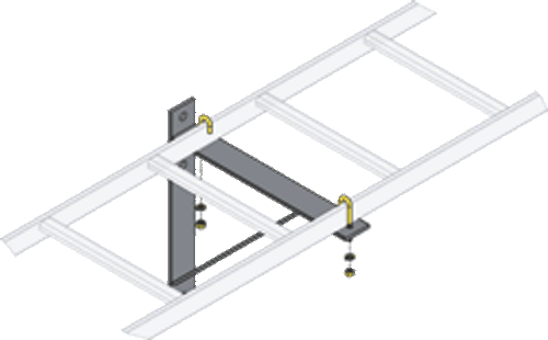 CLB-TSB Cable Ladder Triangle Wall Support Bracket with Hardware CLB-TSB Cable Ladder Triangle Wall Support Bracket with Hardware