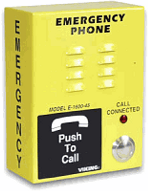 E-1600-45A Yellow Emergency Telephone Auto Dialer Voice Announcer E-1600-45A Yellow Emergency Telephone Auto Dialer Voice Announcer