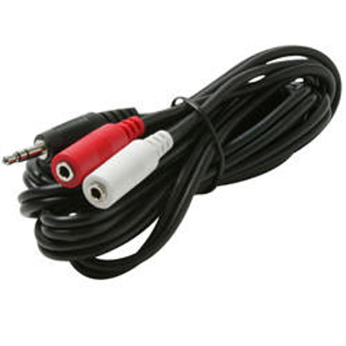 255-043 6' 2-3.5 Stereo Jacks to 3.5 Stereo Plug 255-043 6' 2-3.5 Stereo Jacks to 3.5 Stereo Plug