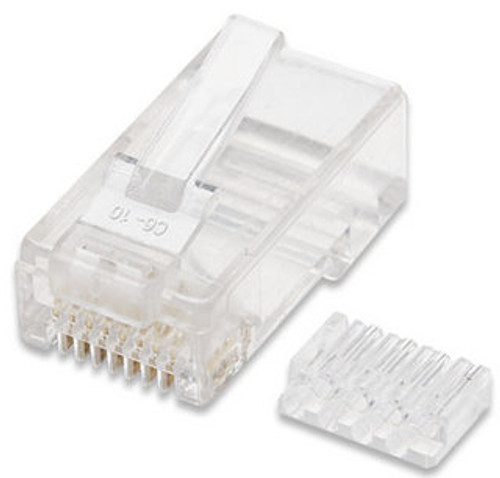 790239 Category 6 Modular 2 Prong Plug RJ45 8P8C with Insert 100 790239 Category 6 Modular 2 Prong Plug RJ45 8P8C with Insert 100