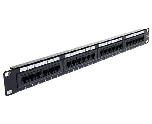 24 Port Category 5E Horizontal Patch Panel 24 Port Category 5E Horizontal Patch Panel