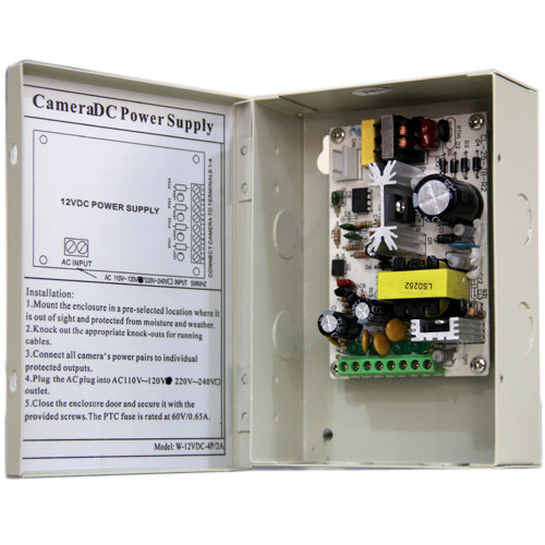 4 Channel CCTV Power Distribution Box 12VDC 2 Amp 4 Channel CCTV Power Distribution Box 12VDC 2 Amp