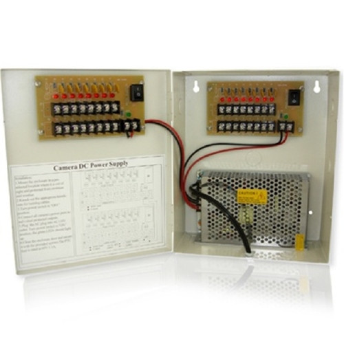 16 Channel CCTV Power Distribution Box 12VDC 10 Amp 16 Channel CCTV Power Distribution Box 12VDC 10 Amp