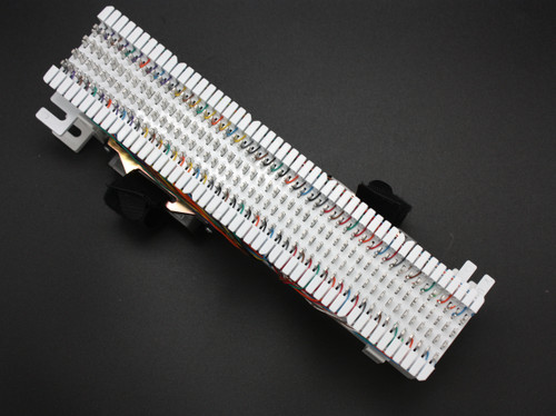 157a 66 Split Block, 50 pair, with 50 pin Male Telco Connector on Left & Right Side 157a 66 Split Block, 50 pair, with 50 pin Male Telco Connector on Left & Right Side