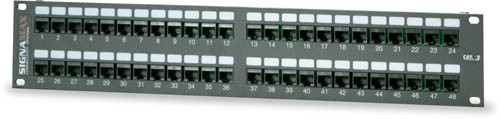 48116-C4U 48 Port Category 3 Voice Grade 110 Patch Panel 48116-C4U 48 Port Category 3 Voice Grade 110 Patch Panel