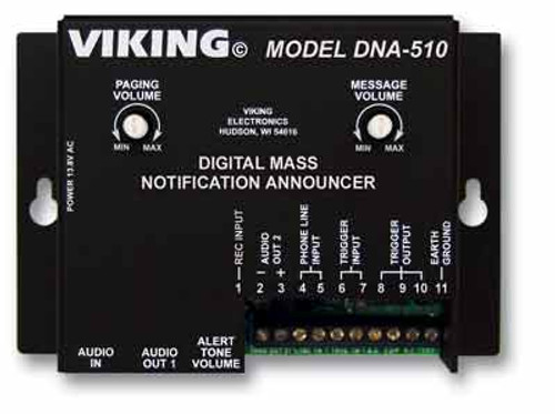 DNA-510 Add Emergency Mass Notification Messages and Alert Tones to your Existing Paging System DNA-510 Add Emergency Mass Notification Messages and Alert Tones to your Existing Paging System