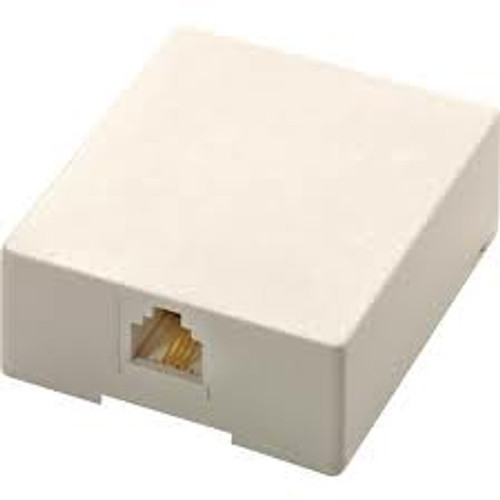 Modular Telephone Surface Mount Jack 6P4C Modular Telephone Surface Mount Jack 6P4C