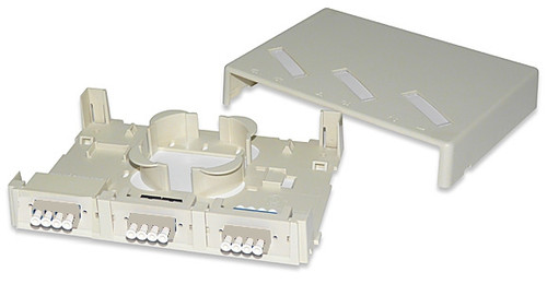 12 Port Mini Wall or Surface Mount Fiber Panel LC MM 12 Port Mini Wall or Surface Mount Fiber Panel LC MM