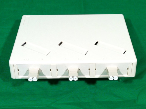 6 Port Mini Wall or Surface Mount Fiber Panel LC MM 6 Port Mini Wall or Surface Mount Fiber Panel LC MM
