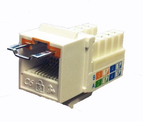 NLJ-6501 Locking Category 6 Keystone Security Jack for Secure Voice and Data Protection NLJ-6501 Locking Category 6 Keystone Security Jack for Secure Voice and Data Protection