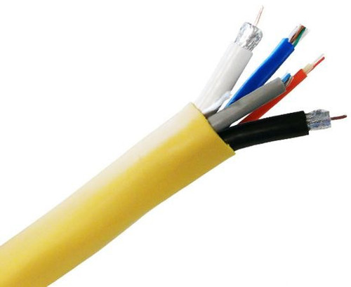 Structured Bundled Cable 2 Category 5E x 2 RG6 Quad + 2 Fiber 500' Structured Bundled Cable 2 Category 5E x 2 RG6 Quad + 2 Fiber 500'